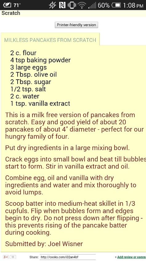 No milk pancakes.I made these and the kids loved them. No Milk Pancakes, Easy Pancake Recipe No Milk, Pancake Recipe No Milk, Milkless Pancakes, Healthy Pancake Recipes Easy, Greek Yogurt Pancakes Recipe, Dairy Free Pancake Recipe, Clean Eating Pancakes, Flap Jacks