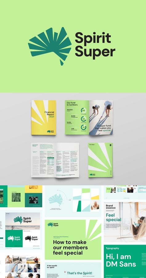 Financial Services Branding, Financial Branding Design, Financial Branding, A Name Logo, Spirit Logo, Green Branding, Identity Design Inspiration, Proposal Design, Logo Presentation