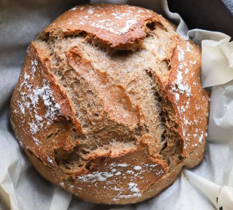 This no-knead ancient grain bread is a tasty and nutritious alternative to traditional bread. With a satisfyingly chewy texture and nutty taste, this bread is perfect for sandwiches and as a side for soup. This recipe comes together quickly and uses simple ingredients, making it ideal for bakers of all skill levels. I choose to do overnight hydration of the wheat for this ancient grains bread recipe because it makes for a really tender bread. When baked in a Dutch oven, the bread forms a bea... Ancient Grains Bread Recipe, Ancient Grain Bread Recipe, Ancient Grains Bread, Multi Grain Bread, Herb Bread, Grain Bread, Ancient Grains, Bread Making, No Knead