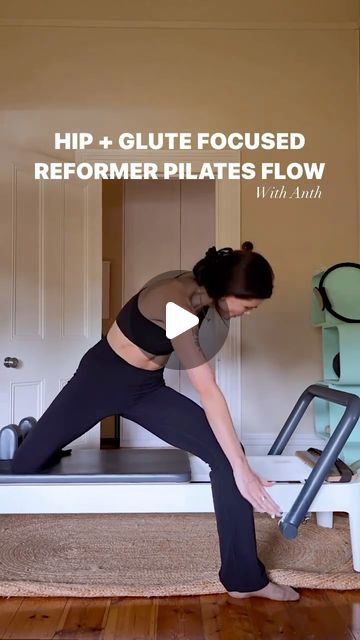 REPERTOIRE PILATES on Instagram: "TRY AND SAVE THIS HIP + GLUTE FOCUSED PILATES FLOW 🍒  Hope this flow + transitions gives you some strong sequencing ideas for progressive overload working to and with a specific target area. The flow is also a neat way to build from the ground up dynamically, ie, 4PK > high kneeling > into standing etc  I’m working between 1x full and 1/2 spring for majority of all movements. As always, on my allegro two balance body reformer bed.   Share or direct message me if you find my little chit chatty voiceovers helpful when observing flow 🫂💋   Anth x   #pilates #pilatesreformer #pilatesinstructor #reformerpilates #reformerstudio #reformerworkout #balancebody #pilatesstudio #pilateslife #pilateslovers #pilatesfit #pilatesmoves #allegro2 #rehabilitation #reformer Fluidform Pilates, Aeropilates Reformer Exercises, Pilates Reformer Core Exercises, Pilates Reformer Exercises Without Reformer, Pilates Reformer Glutes, Advanced Reformer Pilates, Pilates Teacher Training, Pilates Videos, Pilates Reformer Exercises