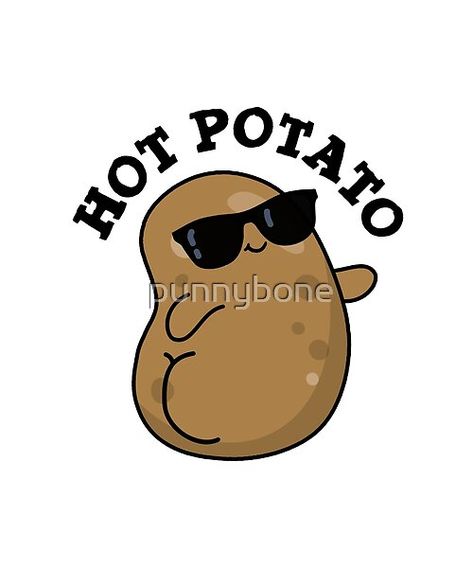 Potato Drawing Cute, Potato Pfp, Potato Wallpaper, Potato Drawing, Potato Picture, Potato Puns, Veggie Puns, Happy Potato, Potato Funny