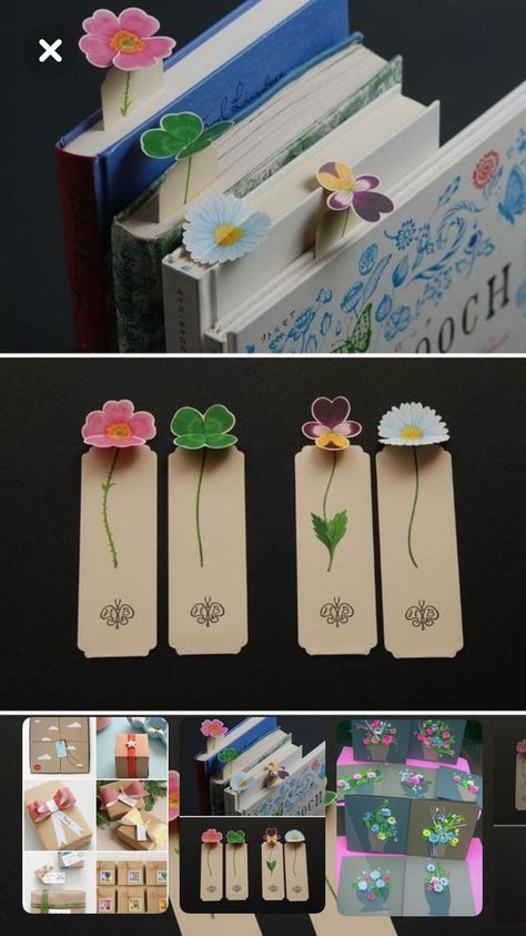 Buku Diy, Penanda Buku, Handmade Bookmarks Diy, Creative Bookmarks, Bookmark Craft, Kraf Diy, Diy Bookmarks, Seni Origami, Origami Crafts Diy