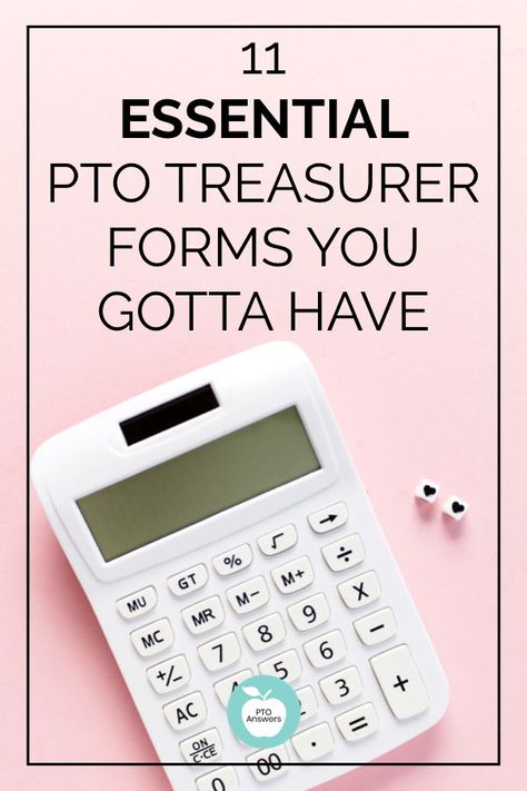 The Treasurer role for PTO and PTA groups can be one of the hardest roles to fill because of the amount of work the volunteer role entails.  Make it easier by getting the tools needed to do the job!  PTO Treasurers will love having these printable forms on hard.  Discover what treasurer forms are essential and must-haves!  #ptoanswers #pto #pta #treasurers #ptotreasurer #ptatreasurer Booster Club Treasurer Forms, Pto Treasurer Free Printable, Pta Treasurer, Pto Treasurer, Pta Mom, Pta Volunteer, Printable Forms, Pta Ideas, Do Your Job