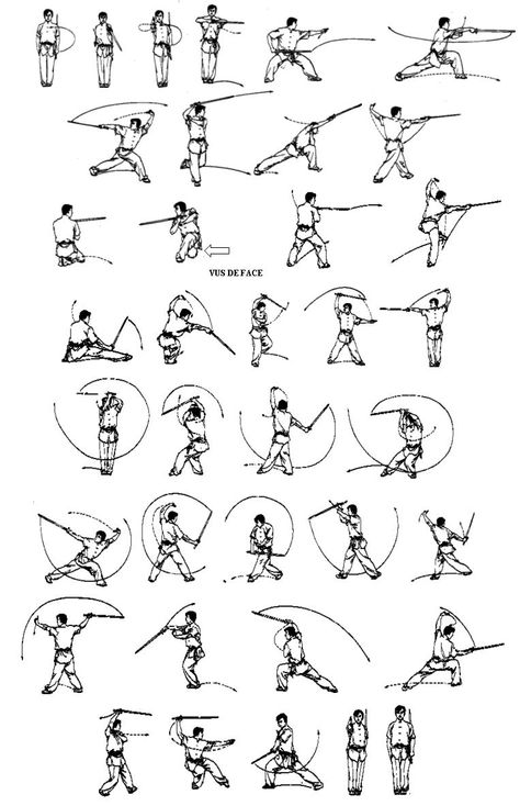 Jianshu Swordfighting Reference Anime, Spear Techniques, Spear Training, Swordfighting Reference, Coloring Pages Aesthetic, Pages Aesthetic, Trening Sztuk Walki, Pencak Silat, Martial Arts Techniques