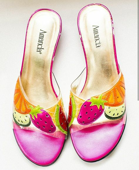 Vanilla Style, Shoe Rotation, What Should I Wear Today, Pretty Heels, Heart Shoes, Funky Shoes, Flower Shoes, Vintage Fruit, Pretty Princess