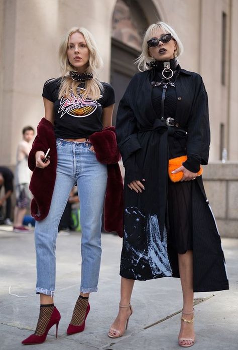 Model Citizen, New York Fashion Week Street Style, Rocker Style, Looks Street Style, Women Street, Spring Street Style, Fashion Weeks, Street Style Inspiration, Fall Street Style