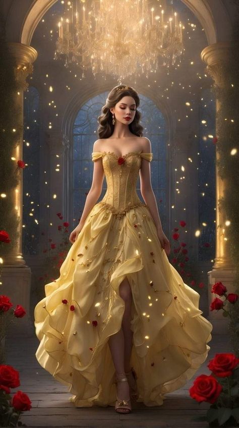 Belle Beauty And The Beast Dress, Beauty And The Beast Wedding Dresses, Beauty And The Beast Dress, Belle Wedding Dresses, Beauty And The Beast Wallpaper, Victorian Era Dresses, Beau Film, Disney Princess Artwork, Belle Beauty And The Beast