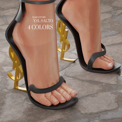 YSL SALTO | Patreon Sims4 Uggs Cc, Ysl Sims 4 Cc, Sims 4 Clothes Shoes, Sims 4 Ysl Heels, Sims 4 Cc Designer Clothes Patreon, Sims 4 Cc Shoes Women Heels, Sims 4 Cc Heels Patreon, Sims 4 Sandals Cc, Sims 4 Shoes Patreon