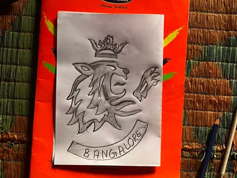 Royal Challengers Bangalore Logo, Royal Challengers Bangalore, Like Button, Drawing Sketch, Bangalore, Drawing Sketches, Sketch, ? Logo, Drawings