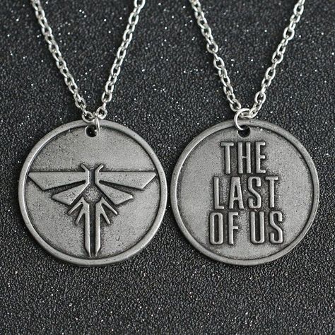 The Last of Us inspired Necklace Firefly Logo Necklace Great gift for your cosplayer friend or brother! Package contains 1pc Pendant Necklace Pendant is made of copper alloy Chain Length 20 inches Thanks for shopping with us) #aesthetic #pictogra... Firefly Logo, Game Jewelry, Joel And Ellie, Logo Necklace, 2 Necklace, Online Logo Design, Jewelry Men, Inspired Necklace, Dope Jewelry