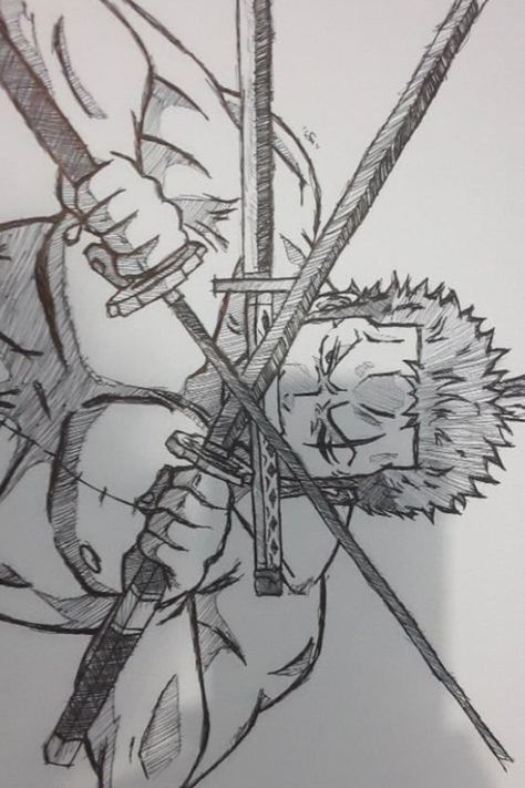 Zoro Pencil Sketch, One Piece Drawing Zoro, Roronoa Zoro Drawing Sketch, Zoro One Piece Sketch, Zoro Sketch Art, Ronoroa Zoro Manga, Zoro Drawings Sketch, Roronoa Zoro Sketch, One Piece Drawing Sketches