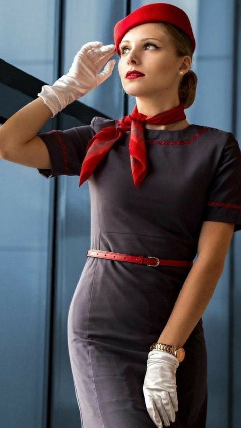 Ushers Outfits For Ladies, Flight Attendant Hair, Air Hostess Uniform, Airline Attendant, Flight Girls, Stewardess Uniform, Flight Attendant Fashion, Flight Attendant Uniform, Flight Attendant Life