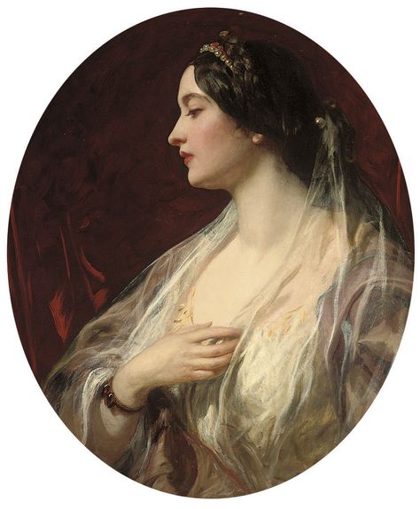 Studio of James Sant, R.A. (1820-1916) | Nora | oil, Victorian | Christie's James Sant, Tate Gallery, Academic Art, Art Sacre, Historical Painting, John Singer Sargent, Victorian Art, Classical Art, Fashion Portrait