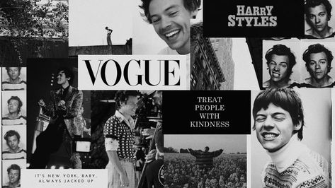 Treat People With Kindness, Treat People, Harry Styles, Macbook, Laptop, Wallpapers, Black And White, White, Black