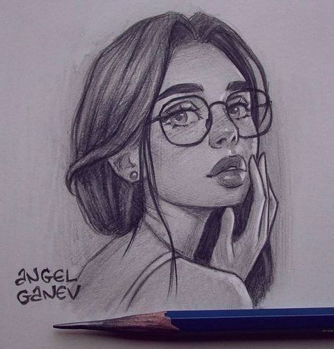 drawing girl face face expressions drawing drawing ideas faces; easy faces to draw; how to draw women face; how to do face painting; Angel Ganev, Portrait Au Crayon, Beautiful Pencil Drawings, Draw A Face, Couple Drawing, Drawing Eyes, Girl Drawing Sketches, Drawing Faces, Contour Drawing