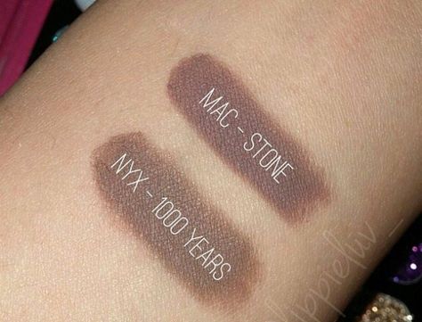 MAC Stone Dupes :) http://www.glossypolish.com/mac-stone-dupes/ MAC Stone #Dupes  <3 #mac #lipstick #macstone Mac Stone Lip Liner, Mac Stone, Mac Lip Pencil, Eye Brushes Set, Green Bamboo, Smoky Eyes, Makeup Guide, Professional Makeup Brushes, Makeup Swatches