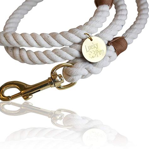 Wedding Dog Leash, Dog Leash Training, Rope Dog Leash, Rope Leash, Dog Leashes, Rope Dog, Pet Leashes, White Dog, Dog Wedding