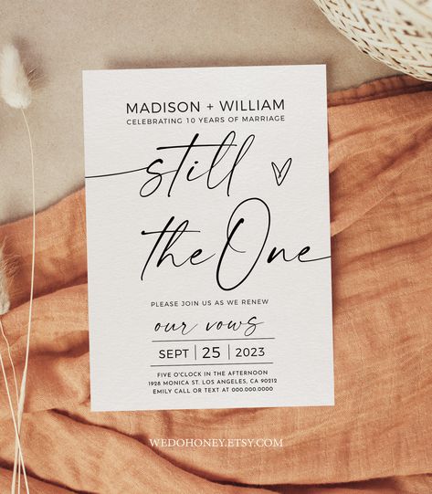 Marriage Stills, Wedding Anniversary Party Invitations, Wedding Vow Renewal Ceremony, Vow Renewal Invitations, Still The One, Vowel Renewal, Anniversary Party Invitations, Renewal Wedding, Vow Renewal Ceremony