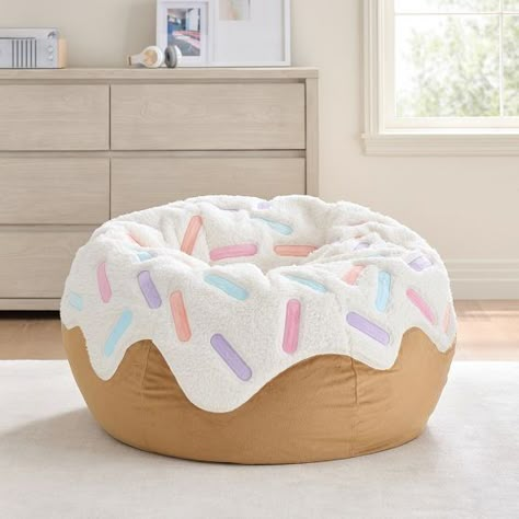 All New Arrivals | Pottery Barn Teen Preppy Bean Bag Chair, Cute Beanbag Chairs, Food Furniture Design, Food Themed Furniture, Candy Room In House, Bean Bag Chair Aesthetic, Cute Chairs For Bedrooms, Cute Things To Buy For Your Room, Candy Room Decor