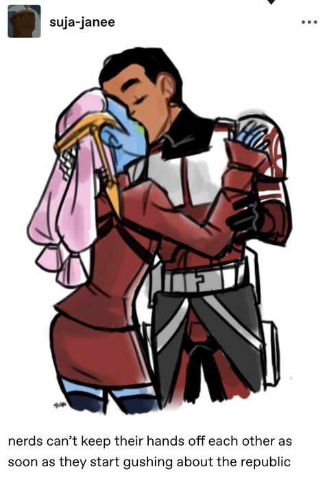 Fox And Senator Chuchi, Commander Fox And Riyo Chuchi Fanart, Riyo Chuchi Fanart, Fox And Riyo Chuchi, Commander Fox And Riyo Chuchi, Senator Chuchi, Riyo Chuchi, Star Wars Couples, Star Wars Gif