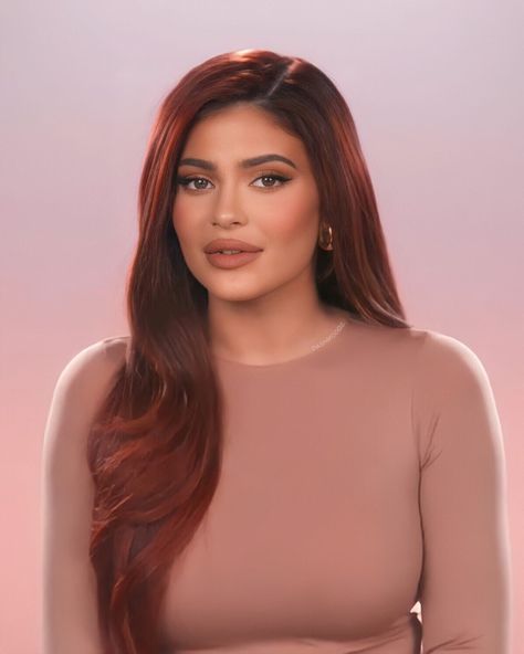 Kylie Jenner Red Hair, Kim Kardashian Photoshoot, Kylie Jenner Face, Kylie Jenner Hair Color, Kylie Jenner Blonde, Kim And Kylie, Kylie Jenner Photoshoot, Kim Kardashian Kylie Jenner, Kylie Jenner Selfies