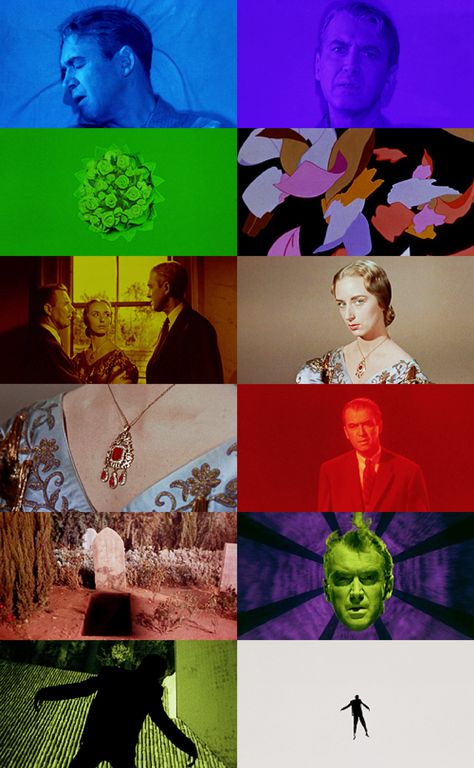 Dream Sequence Photography, Vertigo Movie Aesthetic, Vertigo Aesthetic, 60s Film, Vertigo 1958, Color In Film, Dream Sequence, Filmmaking Cinematography, Photography Movies