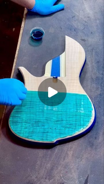 Anka Custom Guitars & Basses on Instagram: "Stain on flame maple is always fun!" Painting On Guitar Ideas, Custom Bass Guitar, Custom Bass, Guitar Making, Custom Guitars, Bass Guitar, Bass, Guitar, Stain