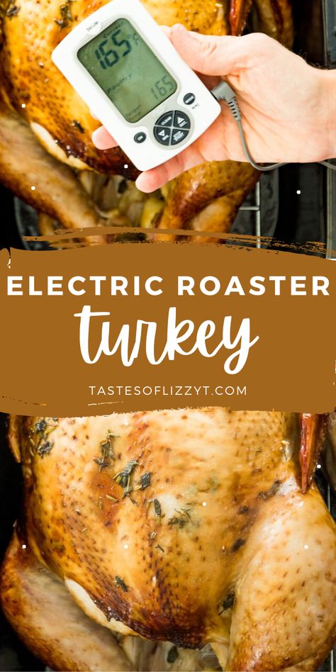 Turkey Recipe Roaster Oven, Turkey Cooking Instructions, Turkey In A Roaster, Turkey In Electric Roaster, Turkey In Roaster Oven, Turkey Thigh Recipes, Oven Turkey, Roaster Oven Recipes, Cooking A Turkey