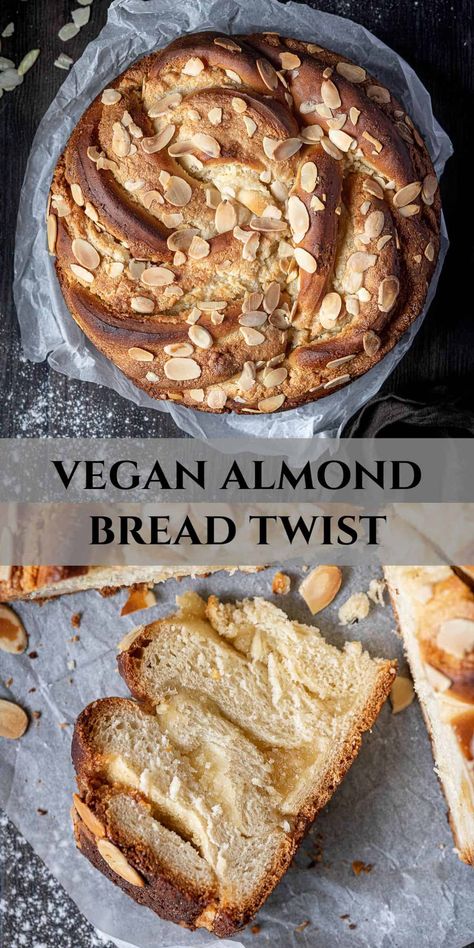 Vegan Dessert Bread Recipes, Vegan Sweet Bread, Vegan Breakfast Pastry Recipes, Vegan Brioche Bread, Vegan Brioche Buns, Vegan Cardamom Buns, Vegan Marzipan, Bread Twists, Vegan Bread Recipe