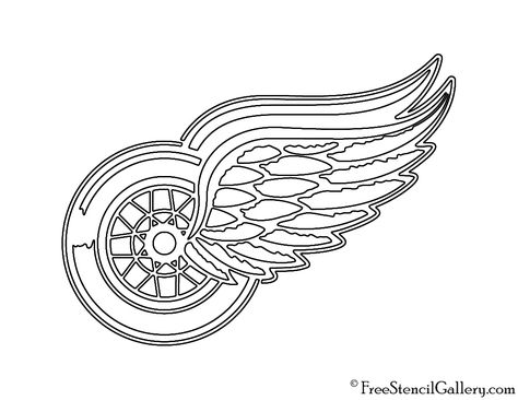 Detroit Red Wings Tattoo, Hockey Drawing, Red Wings Logo, Red Wing Logo, Nhl Logos, Wings Drawing, Wings Logo, Wings Tattoo, Gear Head