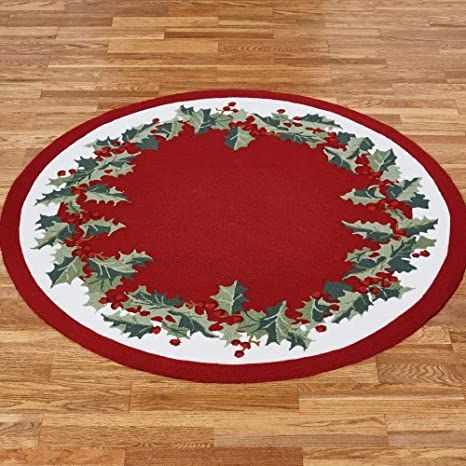 Tree Skirt Ideas, Tree Skirt Pattern, Holiday Rugs, Christmas Rug, Christmas Tree Skirts, Christmas Rugs, Best Christmas Presents, Christmas Bedding, Round Carpet