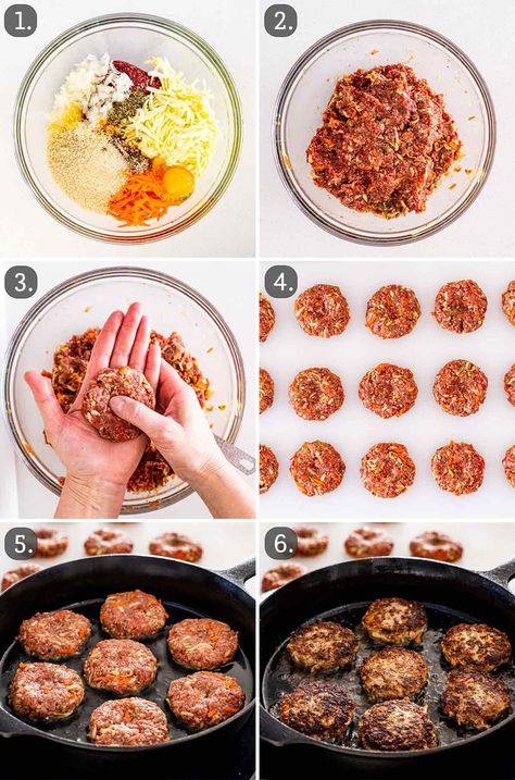 These delicious and juicy beef Rissoles are quick and easy to make. They're Australia's popular and classic meat patties, super versatile. #rissoles #recipe Best Beef Patty Recipe, Homemade Beef Patties, Meat Croquettes Recipe, Australian Rissoles, Pork Patty Recipes, Meat Patties Recipe, Beef Patty Dinner Ideas, Rissoles Recipe Beef, Ground Beef Patties Recipes