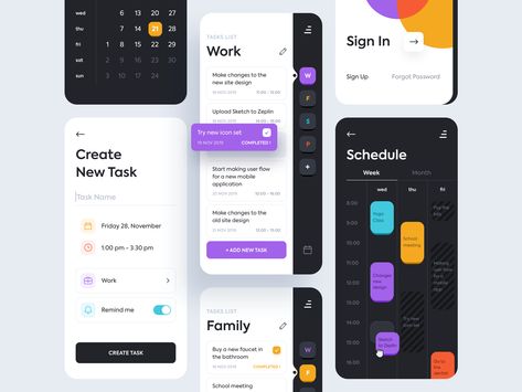 To Do List App, To Do App, Ui Design Mobile, Login Screen, Budget App, Mobile Application Design, Stage Designer, Mobile App Design Inspiration, App Interface Design