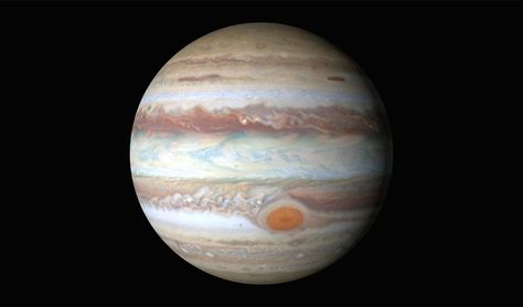 NASA Jupiter image Jupiter Images, Jupiter Red Spot, Nasa Jupiter, Moon Facts, Juno Spacecraft, Great Red Spot, Tata Surya, Image Sequence, Planet Jupiter