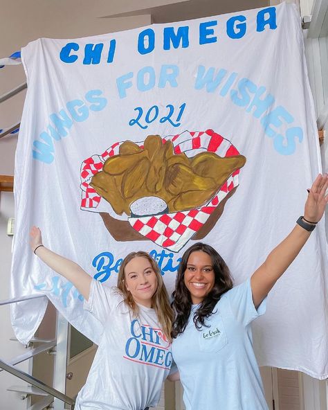 Wish Week Chi Omega, Chi Omega Make A Wish, Bid Day Themes, The Sisters, Chi Omega, Bid Day, Community Service, The Wings, Make A Wish