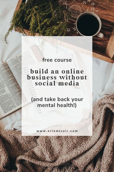 If you're a service provider or a creative entrepreneur and are wanting to build a business OFF of social media, this FREE course is a must have! Learn my exact step-by-step strategy that you can implement to scale your income organically and sustainably. Branding Workbook, Life Coaching Business, Business Marketing Plan, Social Media Break, Small Business Planner, Best Small Business Ideas, Virtual Assistant Business, Social Media Planner, Service Based Business