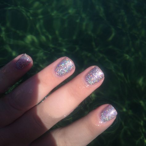 love the length not crazy about the glitter Shortest Acrylic Nails, Shortest Nails, Summer In Florida, Short Acrylics, Short Acrylic, Nails And Makeup, Skin Nails, Hair Skin Nails, Short Acrylic Nails