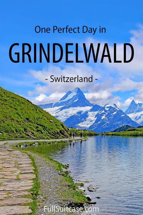 What to do in Grindelwald Switzerland in one day - visitors guide to Grindelwald-First #grindelwald Things To Do In Grindelwald Switzerland, Grindelwald First, Switzerland Itenary, Switzerland Iseltwald, Switzerland Travel Itinerary, Switzerland Summer, Grindelwald Switzerland, Best Of Switzerland, Switzerland Hiking