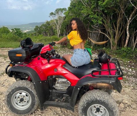 Atv Riding Puerto Rico, Mud Riding Outfit, Atv Outfits, Atv Riding Outfit Black Women, Atv Riding Outfit, Mud Riding, Puerto Rico Pictures, Puerto Rico Trip, Outfit Black Women