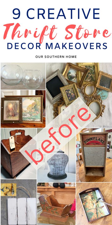 These tips for updating and decorating with thrift store art will have you decorating your home with eclectic style on a budget in no time! #thriftstoredecor #thriftstoreart #thriftstore Thrift Store Upcycle Decor, Thrift Store Art, Thrift Store Upcycle, Thrift Store Makeover, Thrift Store Diy, Thrifted Home, Thrifted Home Decor, Thrift Store Shopping, Thrift Store Decor