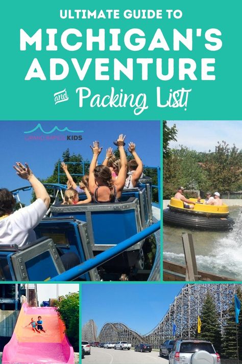 Michigan Adventures Amusement Park, Michigans Adventure, Water Park Tips, Places To Take Toddlers, Lake Activities, Michigan Adventures, Lake Fun, Roller Coasters, Michigan Travel