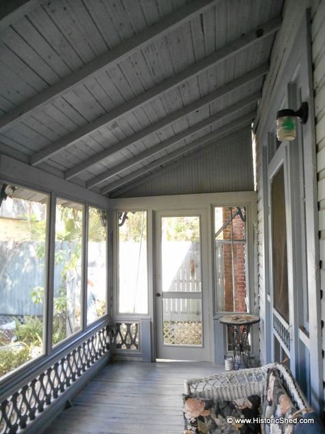 folk victorian porch enclosure, curb appeal, outdoor living, porches, The interior of the porch Porch Enclosure, Victorian Front Door, Porch Enclosures, Victorian Porch, Screened Porch Designs, Porch Life, Folk Victorian, Sleeping Porch, Building A Porch