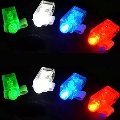 PRICES MAY VARY. 8 Pcs LED Finger Lights: Package includes 8 pieces LED finger lights in 8 different colors, blue, red, yellow, green, white, purple, pink and orange, enough quantity and various colors for you to use or share with your friends. Cool Finger Lights: Press the switch on the back of each finger light to turn on/off the lights, easy to use. Light Up Design: LED finger lights are designed in finger shape, put on your fingers, and then light up your fingers, very cool and eye-catching. Ring Boy, Finger Lights, Kids Gift Guide, Halloween Party Favors, Game Dresses, Finger Rings, Halloween Women, Ring Finger, Ladies Party