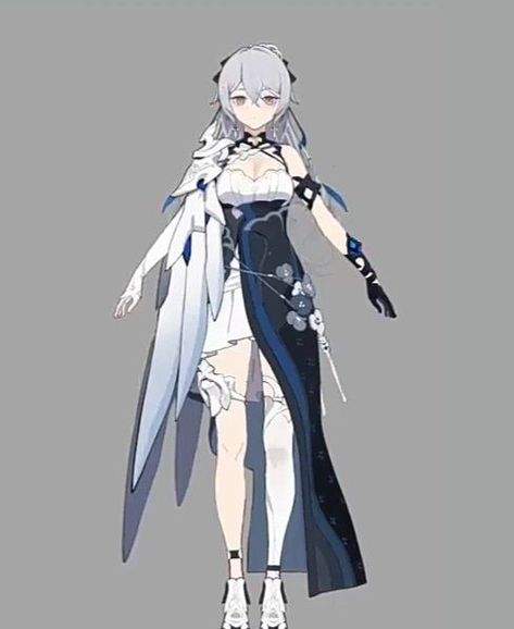 Honkai Outfits, 영감을 주는 캐릭터, Girls Characters, Female Character Design, Fantasy Clothing, Anime Poses, Character Outfits, Anime Artwork, Character Costumes