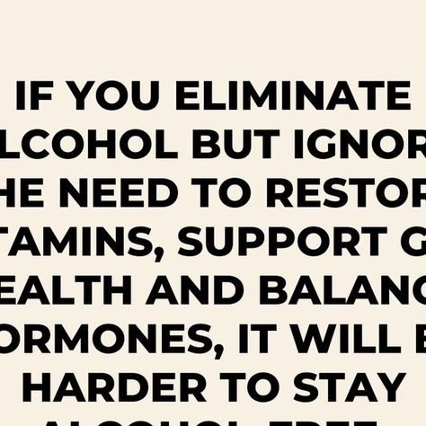 Dr. Brooke Scheller | Nutrition-Based Sobriety on Instagram: "Did you know the statistics around alcohol elimination are quite glum? Even those who explore rehabilitation, therapy, and 12-step programs have a fairly low success rate of staying alcohol-free beyond a year.⁣ You know what's missing? Addressing the PHYSICAL changes that occur as a result of long-term alcohol use. Here are 3 areas to focus on and evaluate after alcohol cessation: 1. Vitamins and Minerals: Alcohol severely depletes Healthy Mood, Physical Change, 12 Step, Functional Medicine, Success Rate, Hormone Balancing, Brain Health, Alcohol Free, Vitamins And Minerals