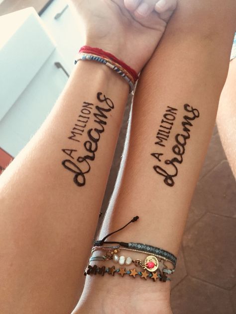 The Greatest Showman tattoo Greatest Showman Tattoo, Gossip Girl Series, Gossip Girl Quotes, The Greatest Showman, Circus Party, Dream Tattoos, Word Tattoos, Mom Tattoos, Matching Tattoos