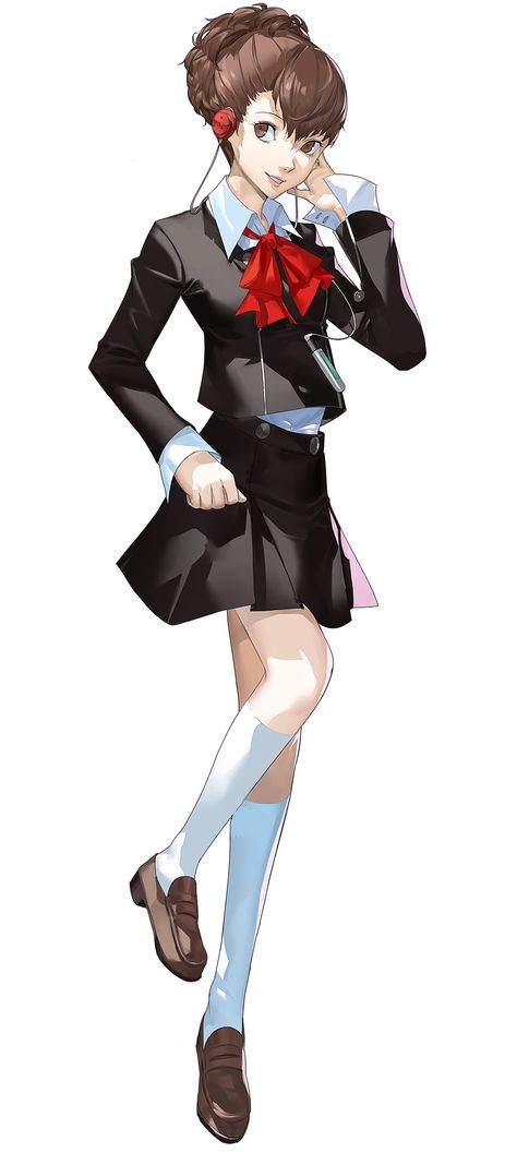 Persona 3 Character Design, Yuko Persona 3, Persona 3 Characters, Persona 3 Portable Female Protagonist, Persona Art Style, Persona 3 Kotone Shiomi, Persona 3 Femc, Persona 3 Female Protagonist, Femc Persona