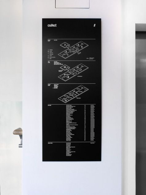 Map Signage, Floor Signage, Wayfinding Signage Design, Sign System, Wayfinding Design, Wayfinding System, Directory Design, Signage System, Saatchi Gallery