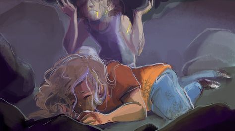 The Titans Curse, Percabeth Fan Art, The Titan's Curse, The Lost Hero, Percy And Annabeth, The Titans, Percy Jackson Fan Art, Greek And Roman Mythology, Percy Jackson Characters