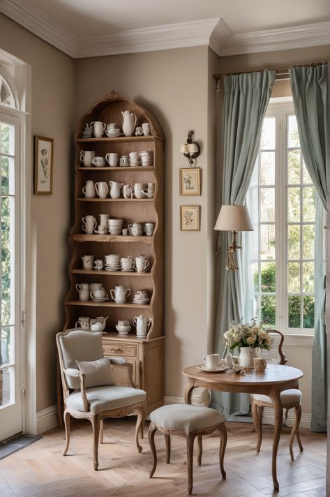 French Antique Interior Design, French Countryside Home Decor, French Country House Interior Ideas, French Provincial Color Palette, French Countryside House, French Countryside Aesthetic, French Countryside Decor, French Country House Decor, French Style Interior Design